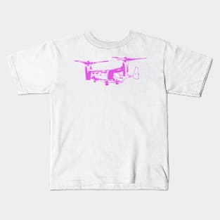 Bell Boeing V-22 Osprey - Pink Design Kids T-Shirt